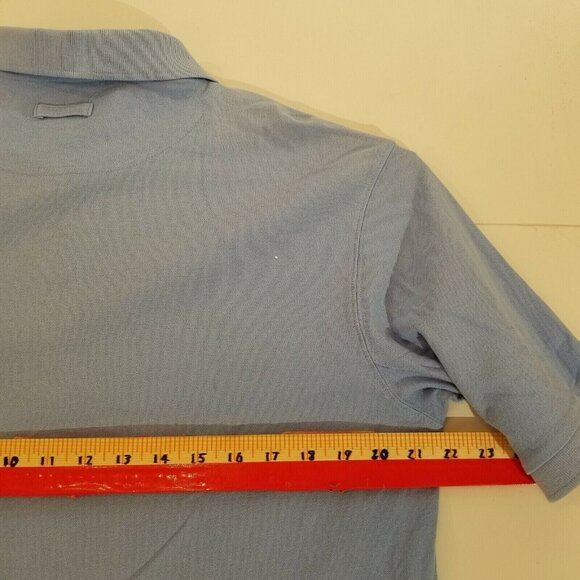 Columbia Sportswear Polo Golf Shirt Short Sleeved Color: Light Blue Size  Medium - Picture 6 of 7